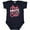 Navy Blue, variant on Inktastic 4th of July Red White and Cute with Arrow and Stars Boys or Girls Baby Bodysuit