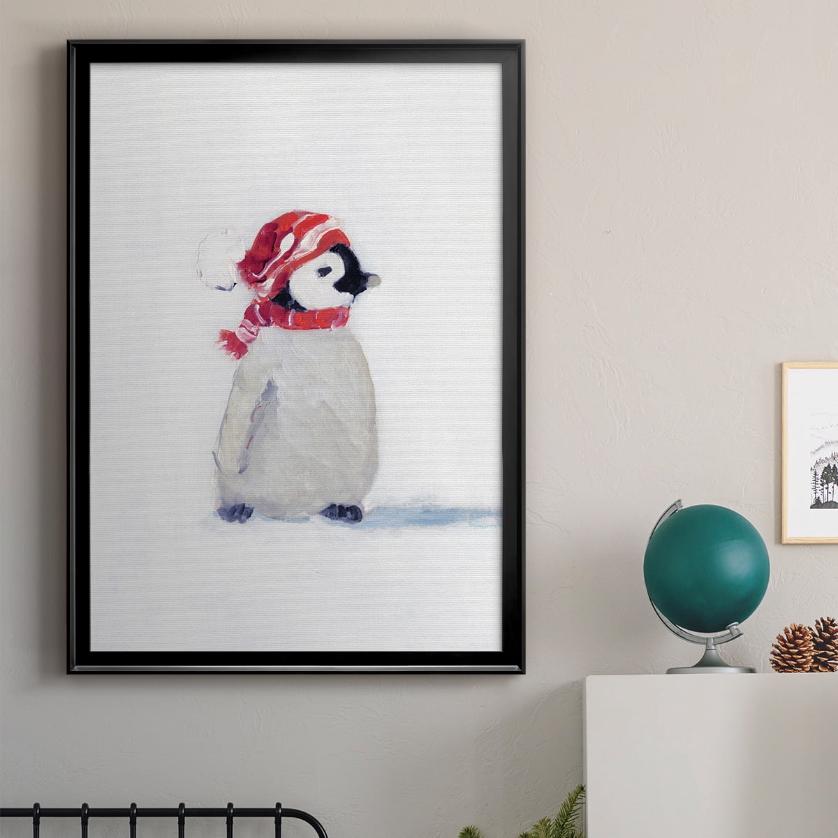 Penguin Play I Premium Classic Framed Print - Ready to Hang