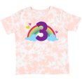thumbnail image 3 of Inktastic 3rd Birthday Rainbow Number 3 Girls Toddler T-Shirt, 3 of 5