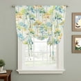 thumbnail image 2 of Watercolor Forest Colorful Tie Up Curtains for Windows, Adjustable Balloon Window Shades, Abstract Art Modern Trees Kitchen Window Treatments Adjustable Roll Up Curtain for Basement/Nursery 52"x45", 2 of 8