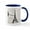 White/Navy Inside, variant on CafePress - Vintage Paris Eiffel Tower Mug - 11 oz Ceramic Mug - Novelty Coffee Tea Cup