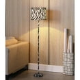 thumbnail image 2 of 59 In. Faux Suede Zebra Print Floor Lamp, 2 of 5