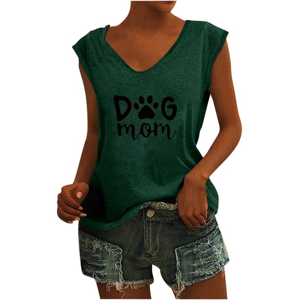 Camisas con estampado informal con estilo para mujer, camisetas holgadas de manga corta de talla grande, blusa con cuello en V OAVQHLG3B Store lin121212