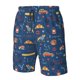thumbnail image 4 of Fotbe French Bulldog Dog In Beret Trajes de Baño Estampados para Hombre, Shorts de Verano de Secado Rápido, Ropa de Playa, Bañadores-XX-Large, 4 of 6
