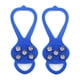thumbnail image 1 of Crampones para hielo de invierno, tacos de tracción, pinzas, clavos de 5 dientes para caminar, botas Azul, 1 of 8