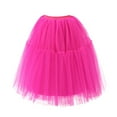 thumbnail image 3 of Women Tutu Skirt Knee Skirt Petticoat Skirts Rockabilly Tutu Skirt Skirt Dress Wrap around Skirts for Women Leather Pleated Skirt Matching Skirt Set Skirt for Girls Girls Ballet Skirt plus Size Skirts, 3 of 3