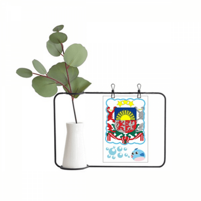 Jarrones colgantes de vidrio transparente Unbranded emblema nacional país Decoración botella