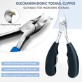 thumbnail image 4 of Cortaúñas para uñas gruesas, cortaúñas para uñas encarnadas, kit de pedicura de 5 piezas de alta resistencia para hombres y mujeres, 4 of 8