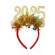 thumbnail image 2 of Adornos navideños, adornos navideños, decoración digital navideña 2025, diadema para Nochevieja, adorable accesorio con lentejuelas para fiestas festivas, celebraciones, tocados festivos., 2 of 6