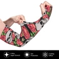thumbnail image 3 of Gaeub Skull and Roses Cooling Sleeves for Unsex, Arm Sleeves, UV Sun Protection Sleeve to Cover with Silicone Anti-Slip, 3 of 8