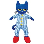 MerryMakers Pete the Cat Bedtime Blues Soft Plush Blue Cat Stuffed Animal Toy, 14.5-Inch, based on James Dean's Pete the Cat book series
