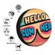 thumbnail image 4 of Fotbe Hello Summer Funda de Llanta de Repuesto con Estampado, Engrosada, Ajuste Universal para Jeep, Remolque, RV, SUV, Camión-14 inch, 4 of 6