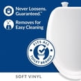 thumbnail image 2 of Mayfair 274521 Round White Soft Toilet Seat, 2 of 2