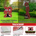 thumbnail image 3 of SHIBA-Graduation Yard Signs Class of 2025 Red and Black Graduation Decorations - 4 PCS Large Size Waterproof Glittering Congrats Grad Lawn Decor with Stakes - High School College Graduation Party Sup, 3 of 4