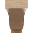 thumbnail image 2 of 2"W x 12"D x 4"H Thin Newport Rough Cedar Woodgrain TimberThane Corbel, Primed Tan, 2 of 6