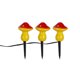 thumbnail image 4 of Cadena de luz Forma de hongo Energía solar Luz de jardín LED IP44 Lámpara de arte de patio de decoración a prueba de agua tholdsy HA005232-00, 4 of 7
