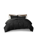 thumbnail image 6 of Madison Park Blair 3-peice All-Season Ruched Faux Fur Down Alternative Full/Queen Comforter Set - Black, 6 of 11