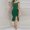 Army Green off shoulder midi dress a1, variant on Women's Off Shoulder Sleeveless High Low Ruffle Midi Dress Elegant Party Slim Fit Asymmetric Hem Casual Summer Dresses, Red S