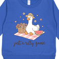 thumbnail image 3 of Inktastic Just a Silly Goose Toddler Sweatshirt, 3 of 4