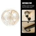 Weiweiguan Clear Glass Globe Shade Replacement for Pendant Ceiling
