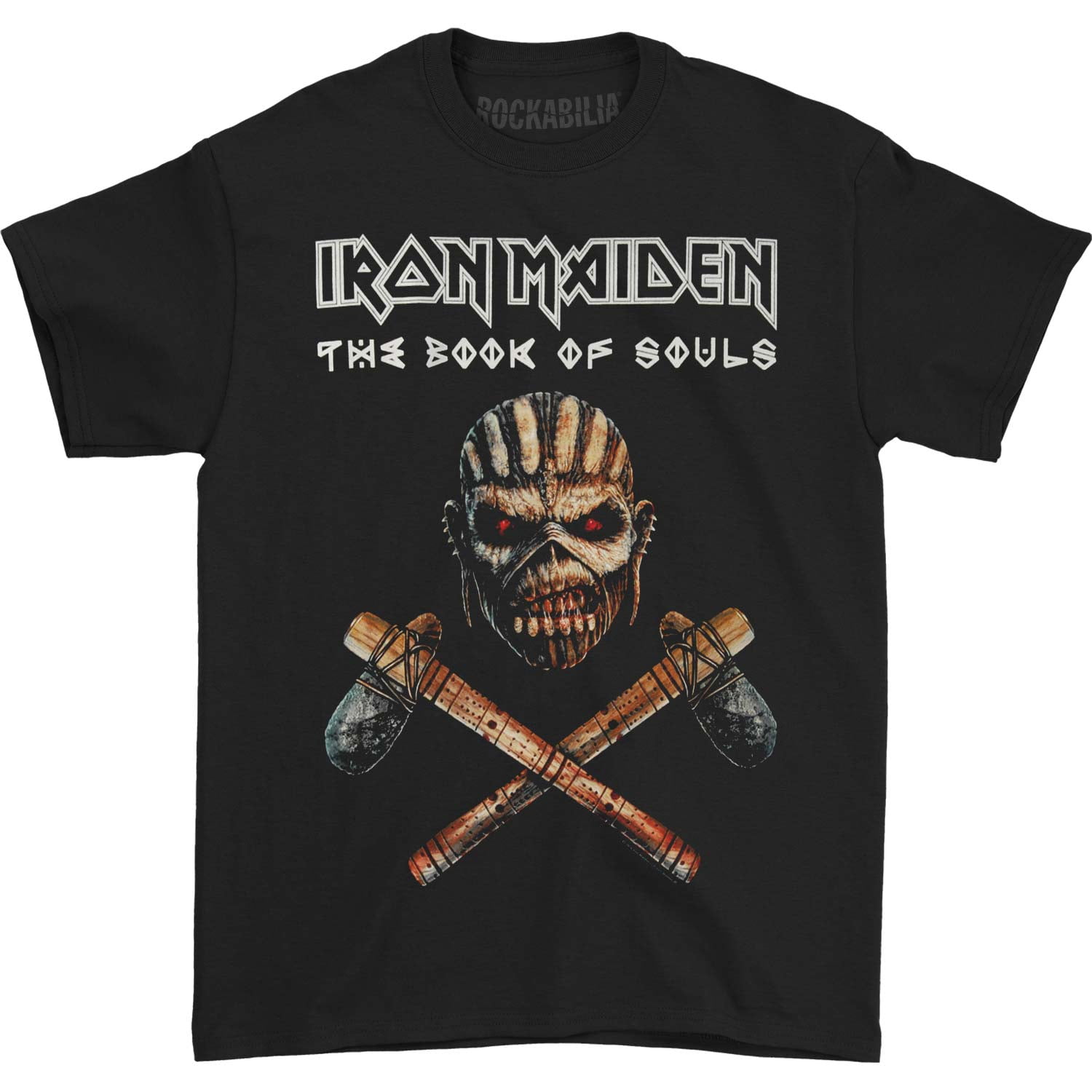 Iron Maiden Iron Maiden Men's Axe Colour Tshirt Black