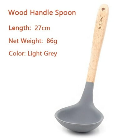 

1pc Non-stick Silicone Nylon Cooking Tools Kitchen Spoon Spatula Shovel Brush Colorful Rainbow Kitchen Utensils