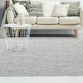 thumbnail image 7 of Superior Two-Toned Braided Indoor/ Outdoor Area Rug, Canvas/ White, 6' x 9', 7 of 7