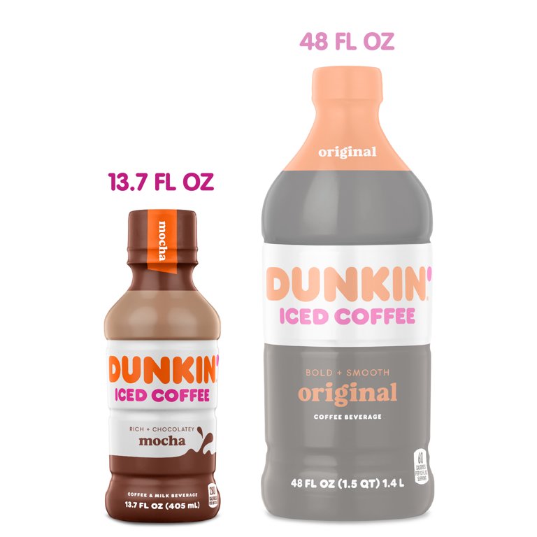 Dunkin' Mocha Iced Coffee, 13.7 fl oz, 12 Pack photo 4