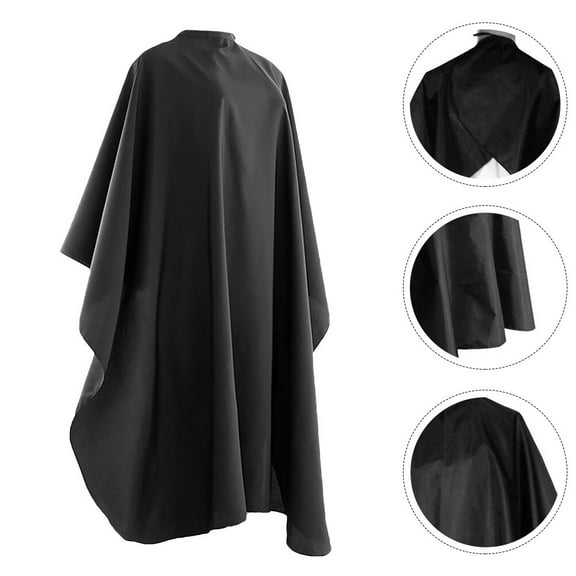 Amosfun Hair Stylist Cape Hair Cutting Cape Polyester Pongee Keeps Clothes Clean for Home Users 1Pack