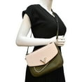 thumbnail image 2 of Pre-Owned LOUIS VUITTON Very Calfskin Leather Saddle Shoulder Bag Khaki Green, 2 of 15
