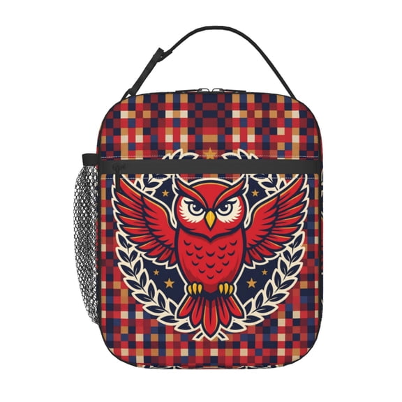 Owl Lunch Bag,Insulated Lunch Box Portable Reusable Tote Bags Lunchbox Cooler Bento Box Meal Prep Box Women Men For Travel Picnic Office Work