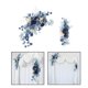 thumbnail image 3 of de botín de 2 uds, de arreglo Floral decorativo artificial para cartel de bienvenida decoración del , Azul Yotijar Guirnalda de flores, 3 of 10