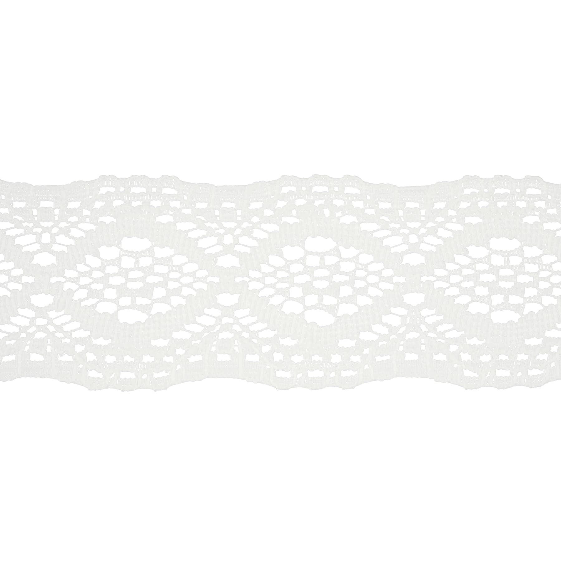 12 Pack: 1.5" x 4yd. Lace Ribbon by Celebrate It Classic