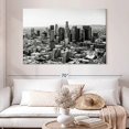 thumbnail image 2 of Elephant Stock Black California La Downtown Wall Art - Horizontal Canvas Wall Art - Home Office Wall Decor - City Canvas - Black And Gray Decor By Philippe Hugonnard - 51" x 34", 2 of 8