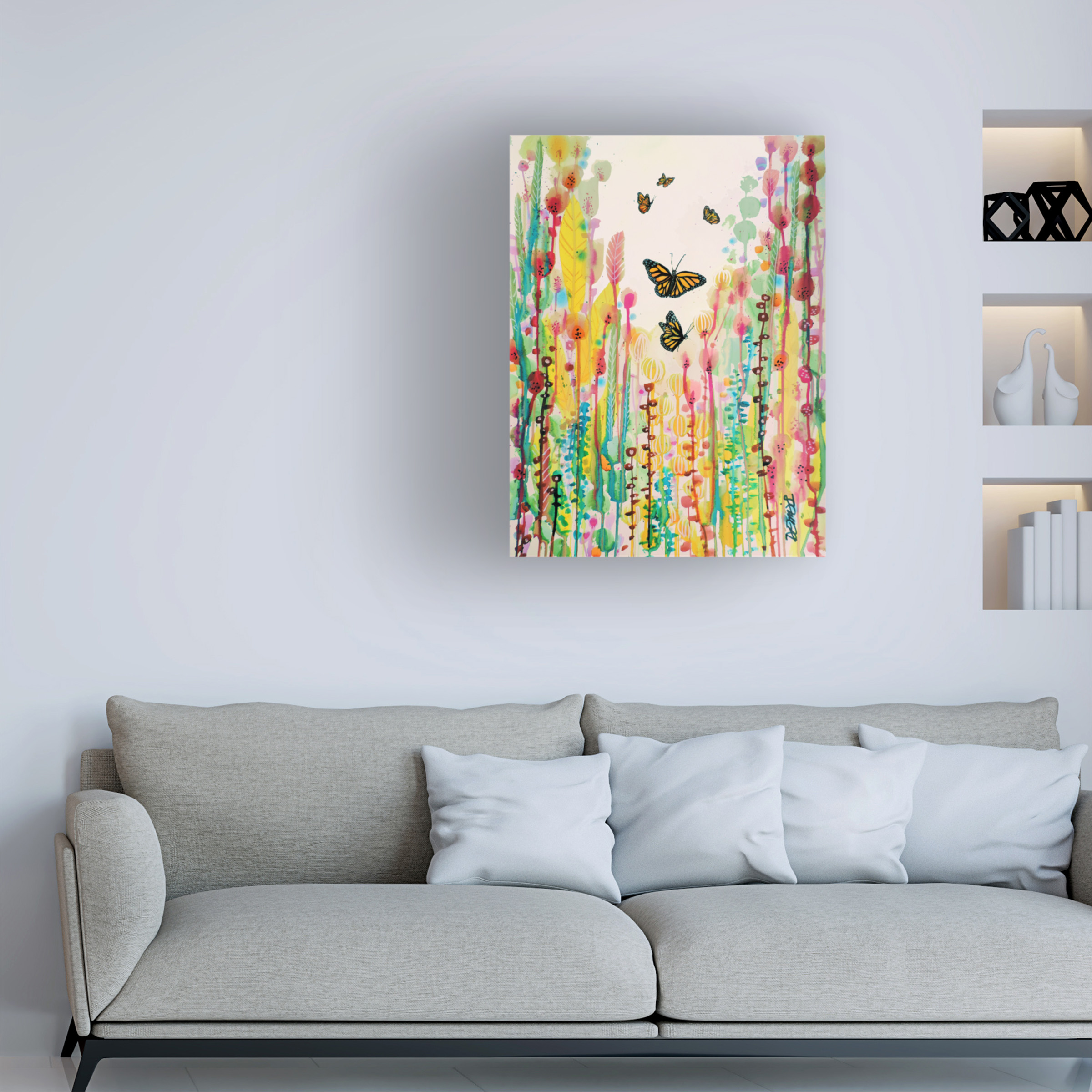 Sylvie Demers 'Cette Cage N etait Qu un Cocon' Canvas Art