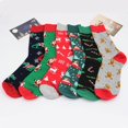 thumbnail image 3 of New Mens Sock Christmas Xmas Tree Santa Claus Snowflake Pattern Hip Hop Cool Socks For Men Winter Thick Long Skate Funny So N9h6, 3 of 10