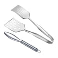thumbnail image 3 of Pinzas para servir alimentos Pinzas para servir en la cocina Pinzas para ensaladas BBQ Pinzas para pasteles Pinzas para alimentos Pinzas para cocinar C con rallador, 3 of 8