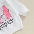 thumbnail image 5 of Okbabeha Toddler Girl Boy Halloween Outfits Spooky Long Sleeve Sweatshirts Tops Infant Toddler Halloween Sweatshirt, 5 of 7