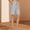 Gray, variant on JJHGVB Bermuda Shorts for Women Casual Summer Knee Length Elastic Wais Flowy Shorts Wide Leg High Waisted Plus Size Beach Pants Gauze Shorts with Pockets Womens Shortd Beige L