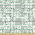 thumbnail image 2 of Hipster Fabric by the Yard, Monochrome Contemporary Geometrical Hand Drawn Square Motifs, Upholstery Fabric for Dining Chairs Home Decor Accents, Charcoal Grey and White by Ambesonne, 2 of 5