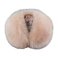 thumbnail image 2 of dianhelloya Fake Collar Thickened Soft Fluffy Faux Fur Solid Color Cold-resistant Windproof Men Women Winter Neck Warmer Scarf Female Male Neck Wrap Apricot, 2 of 8