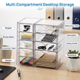 thumbnail image 4 of Sindcom Acrylic Organizer with 9 Drawers,Clear Storage Drawers,Organizer Bins for Makeup,Cosmetics,Beauty Supplies, 4 of 8