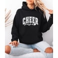 thumbnail image 5 of Cheer Mama Hoodie for Women Cheerleading Mom Game Day Pullover Sweatshirt, Black Hoodie, M, 5 of 8
