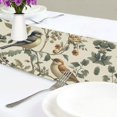 thumbnail image 4 of Yayeee Table Runner 70 inches Long Home Kitchen Dinning Party Decoration, Green Birds, 4 of 7