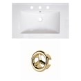 thumbnail image 1 of American Imaginations 35.5-in. W 3H8-in. Ceramic Top Set In White Color - Overflow Drain Incl. AI-21072, 1 of 1