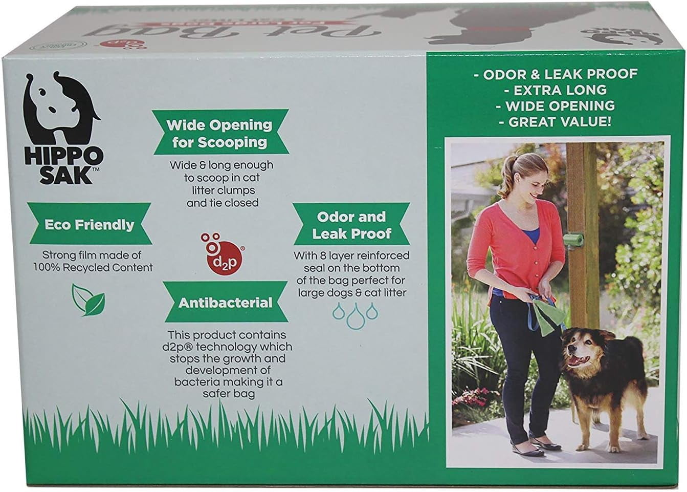 ® Extra Large Pet Poop Bags for Large Dogs and Cat Litter, 480 Count