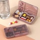 thumbnail image 2 of Caja de pastillas 3 en 1 divisores de pastillas selladas portátiles suministros para el cuidado de la salud a prueba de agua, 2 of 9
