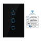 thumbnail image 1 of Interruptor de luz táctil inteligente WiFi de 1/2/3 bandas US/AU, EU/UK para Amazon Alexa IFTTT, 1 of 2