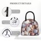 thumbnail image 4 of Balery Sea Shells Bolsa de Almuerzo para Mujeres, Caja de Almuerzo, Bolsa de Almuerzo Pequeña Impermeable, Tote de Almuerzo Reutilizable con Gran Capacidad, 4 of 6