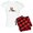 With Red Plaid Pant, variant on CafePress - Colored Boston Lover Pajamas - Women's Short Sleeve Print T-Shirt and Pants Light Cotton Pajama Set